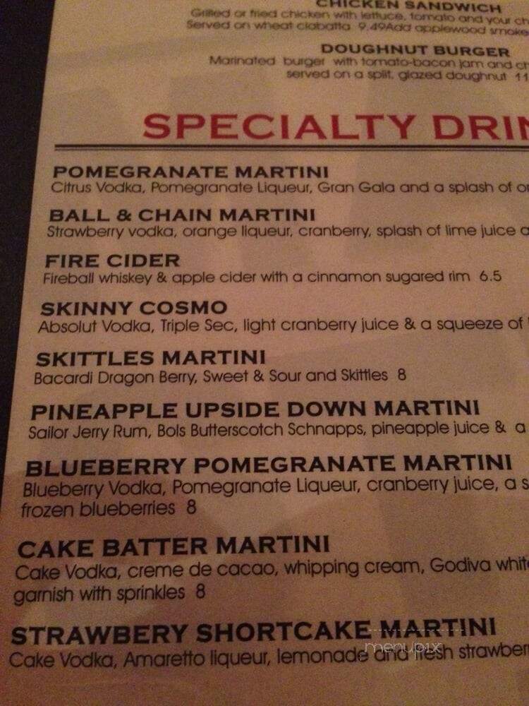 Maple Street Grill - Murfreesboro, TN menu_pic