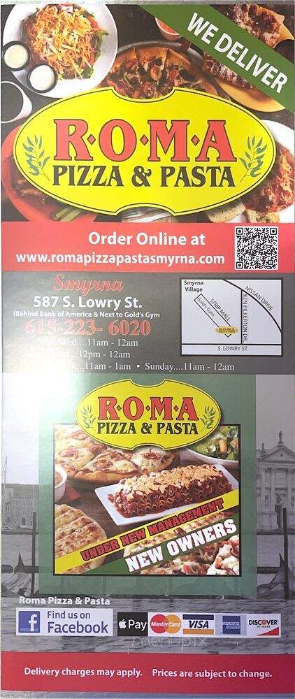 Roma Pizza & Pasta - Smyrna, TN