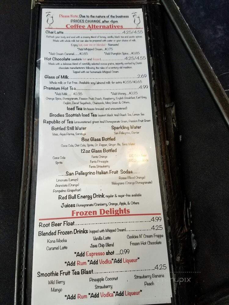 Astoria Coffee - Addison, TX menu_pic