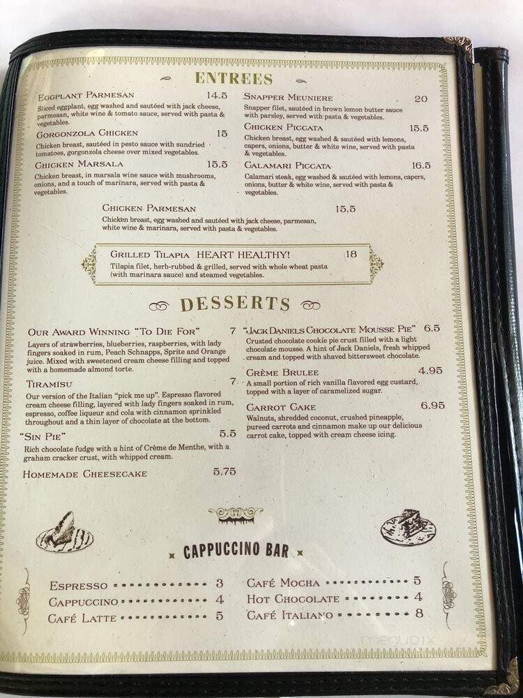 Aunti-Pasto's Restaurant - Bellaire, TX menu_pic
