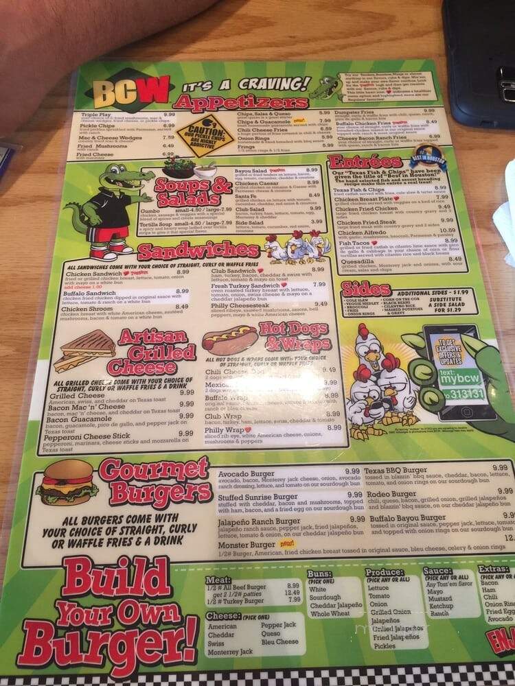 Bayou City Wings - Baytown, TX menu_pic