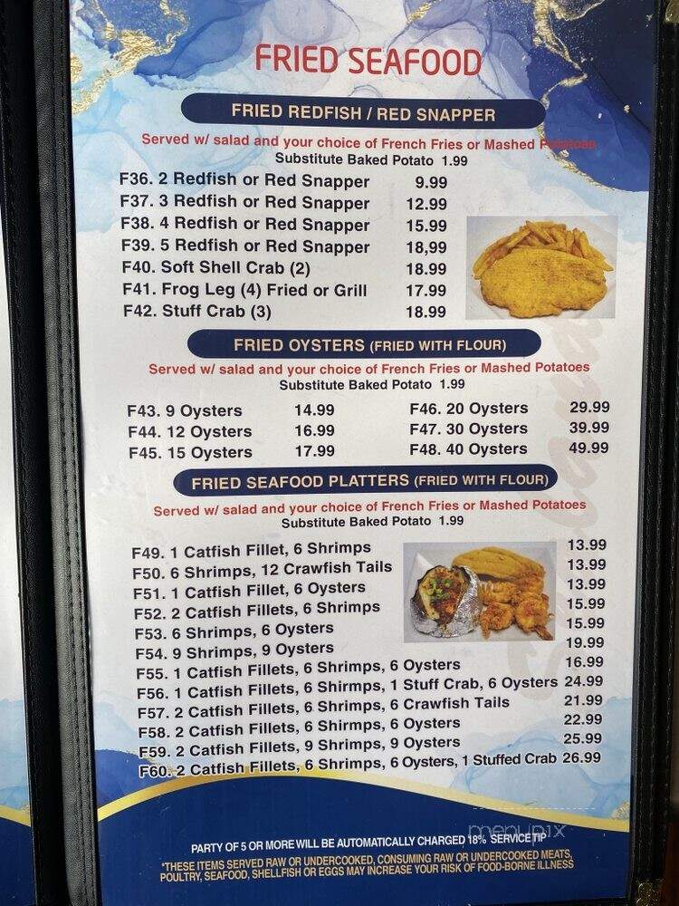 Baytown Seafood - Baytown, TX menu_pic