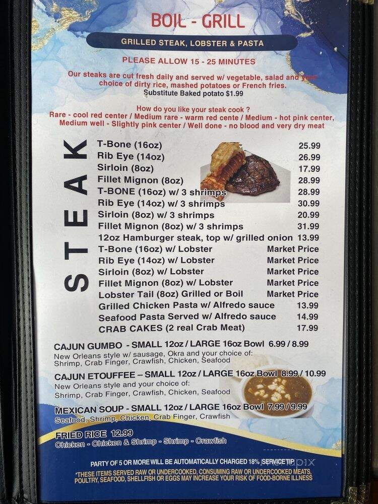 Baytown Seafood - Baytown, TX menu_pic