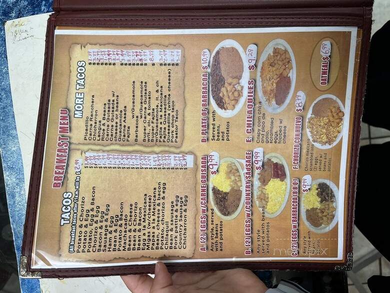 Beef's Restaurant - San Antonio, TX menu_pic