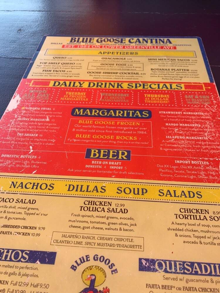 Black Eyed Pea Restaurant - Grapevine, TX menu_pic