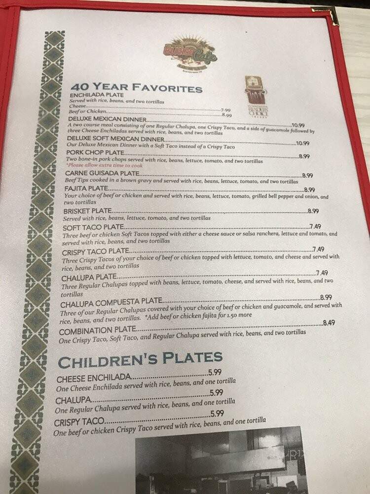 Blanco Cafe - San Antonio, TX menu_pic