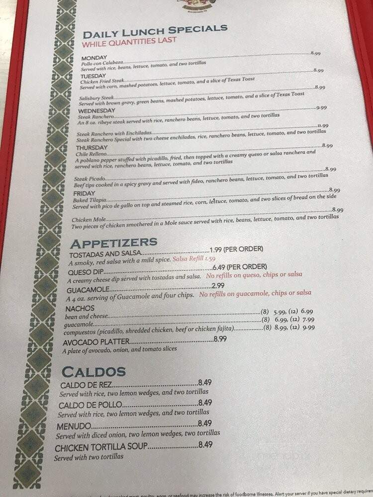 Blanco Cafe - San Antonio, TX menu_pic