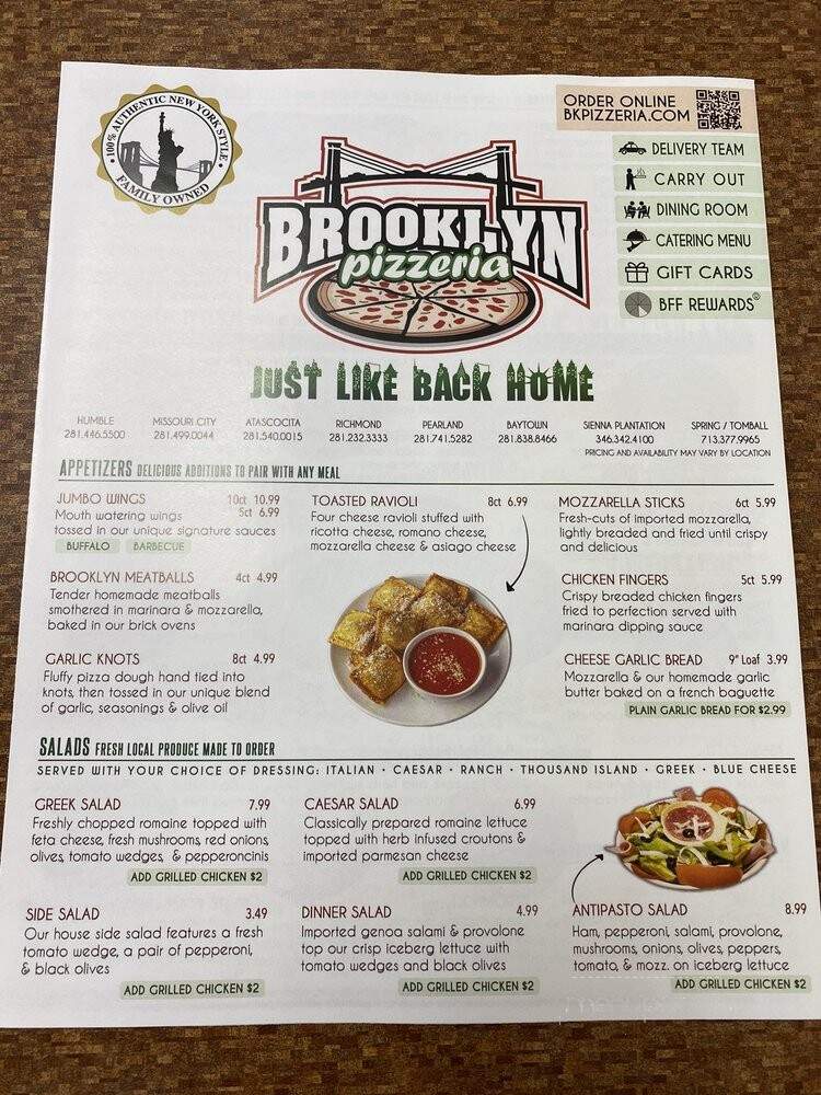Brooklyn Pizzeria - Humble, TX