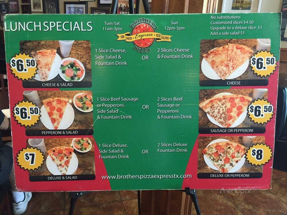 Brother's Pizza Express - Spring, TX