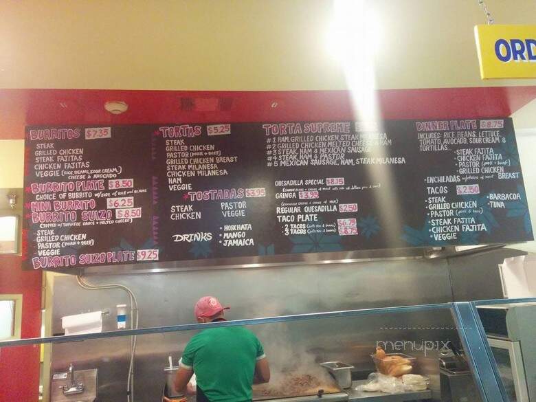 Burrito Factory - Austin, TX menu_pic