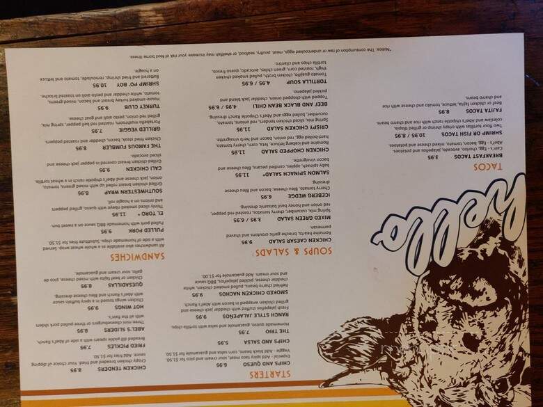 Cain & Abel's - Austin, TX menu_pic