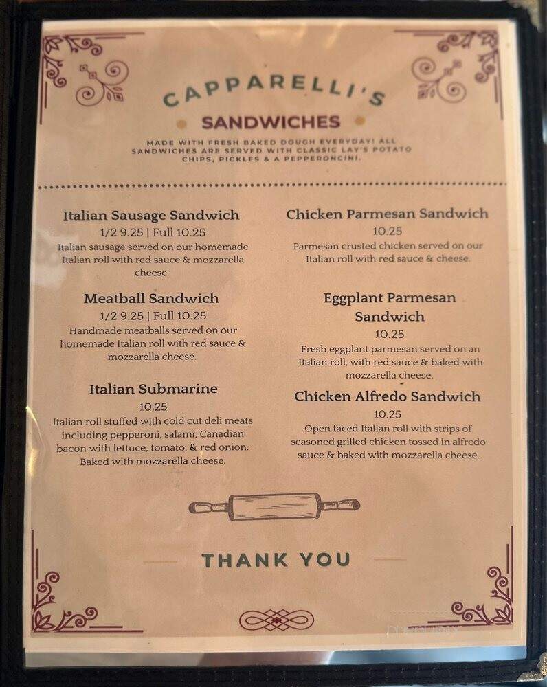Capparelli's Italian & Pizza - San Antonio, TX