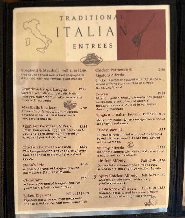 Capparelli's Italian & Pizza - San Antonio, TX