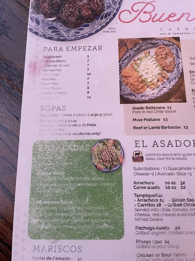 Carnitas Queretaro - El Paso, TX menu_pic