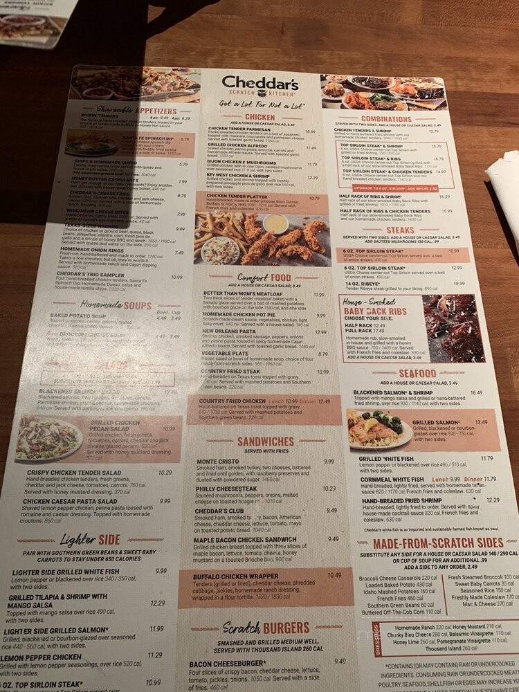 Cheddar's Casual Cafe - Sherman, TX menu_pic