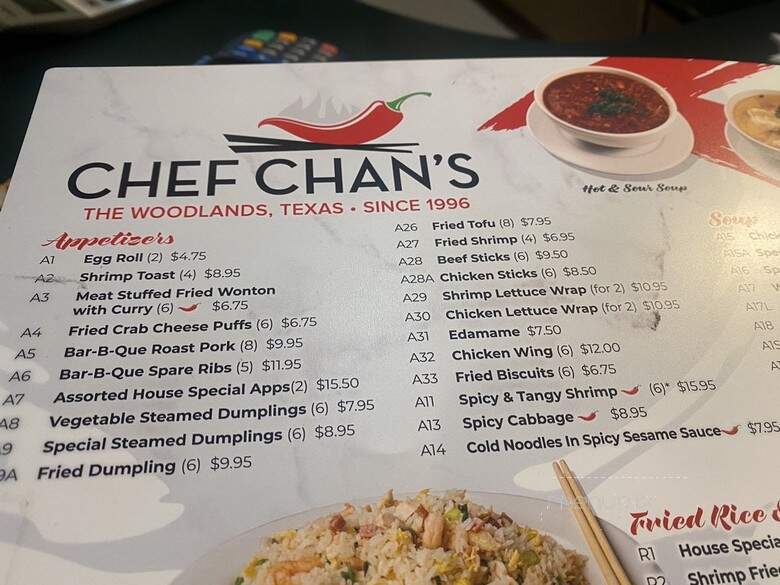 Chef Chan's Restaurant - The Woodlands, TX