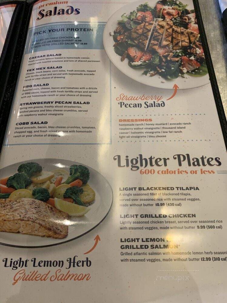 Cotton Patch Cafe - Weatherford, TX menu_pic