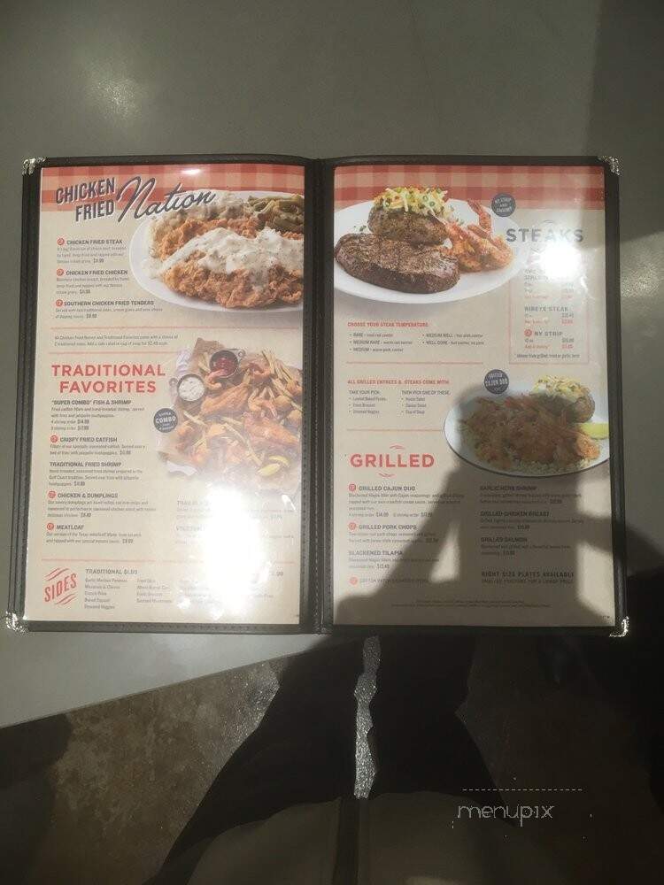 Cotton Patch Cafe - Midland, TX menu_pic