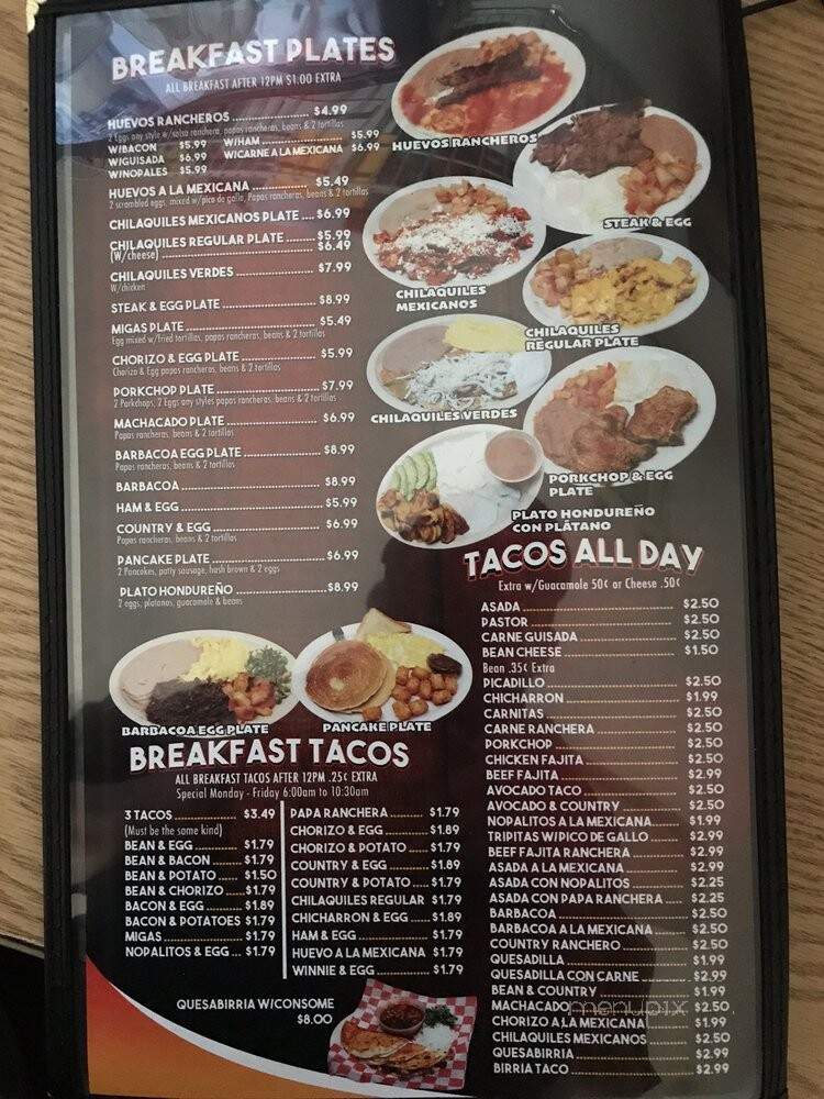 Dos Hermanos Mexican Restaurant - San Antonio, TX menu_pic