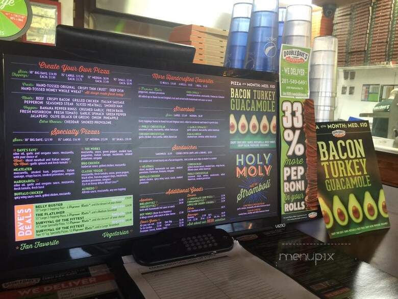 Double Dave's Pizzaworks - League City, TX menu_pic