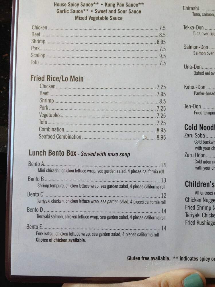 Dragon Gate By Phoenix - Austin, TX menu_pic