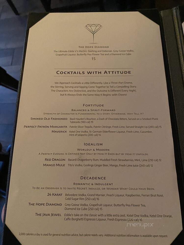 Eddie V's Edgewater Grille - Austin, TX menu_pic