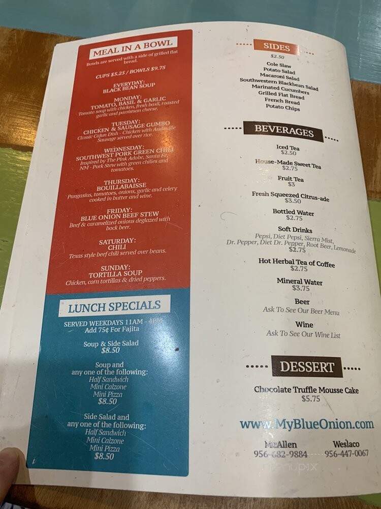 Edible Pursuits - Weslaco, TX menu_pic