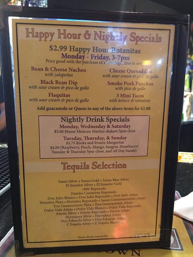 El Mercado Restaurant - Austin, TX menu_pic