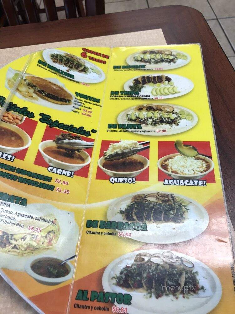 El Rey De Taco - Brownsville, TX menu_pic