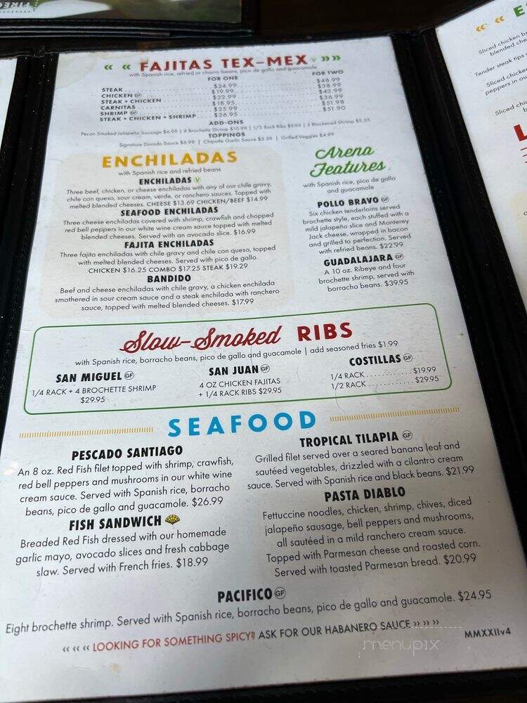 El Toro Restaurant - Baytown, TX menu_pic