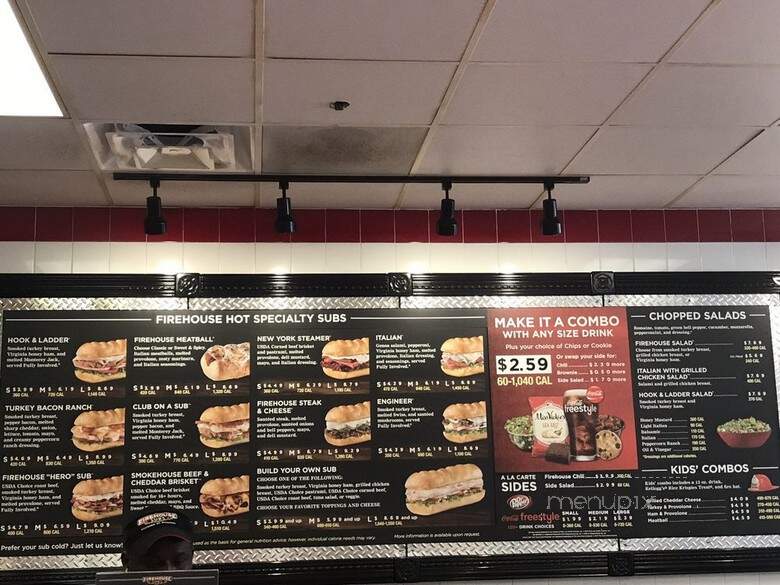 Firehouse Subs - Lewisville, TX menu_pic