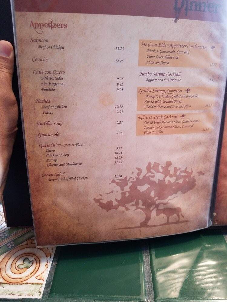 Forti's Mexican Elder Restaurant - El Paso, TX menu_pic