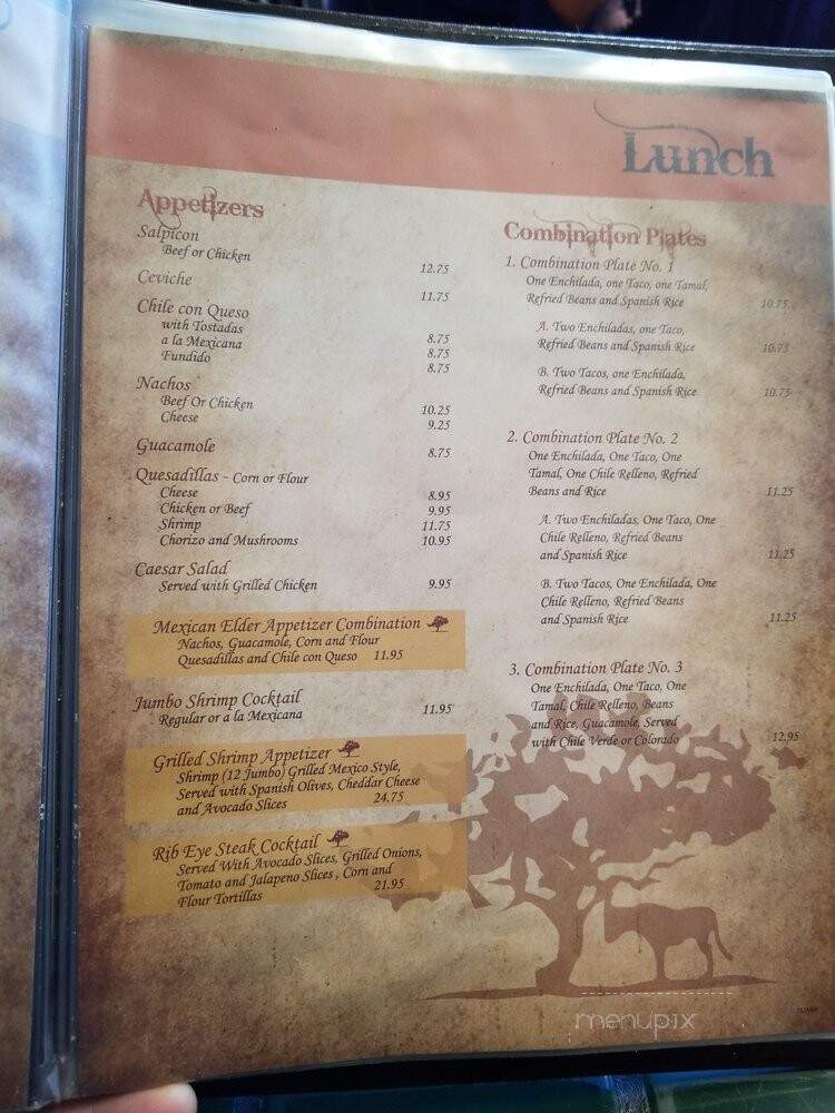 Forti's Mexican Elder Restaurant - El Paso, TX menu_pic
