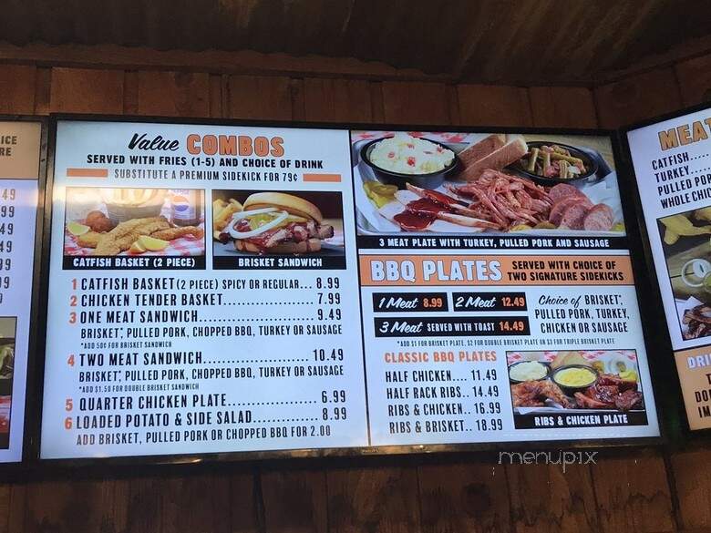 Grady's Bar-B-Que - San Antonio, TX menu_pic