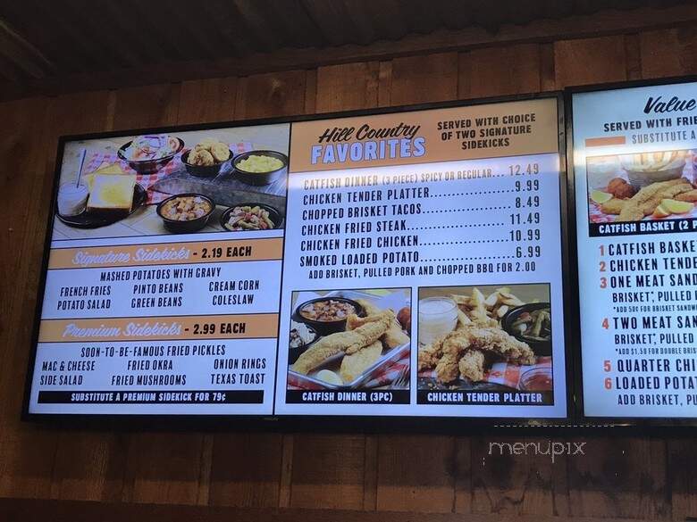 Grady's Bar-B-Que - San Antonio, TX menu_pic
