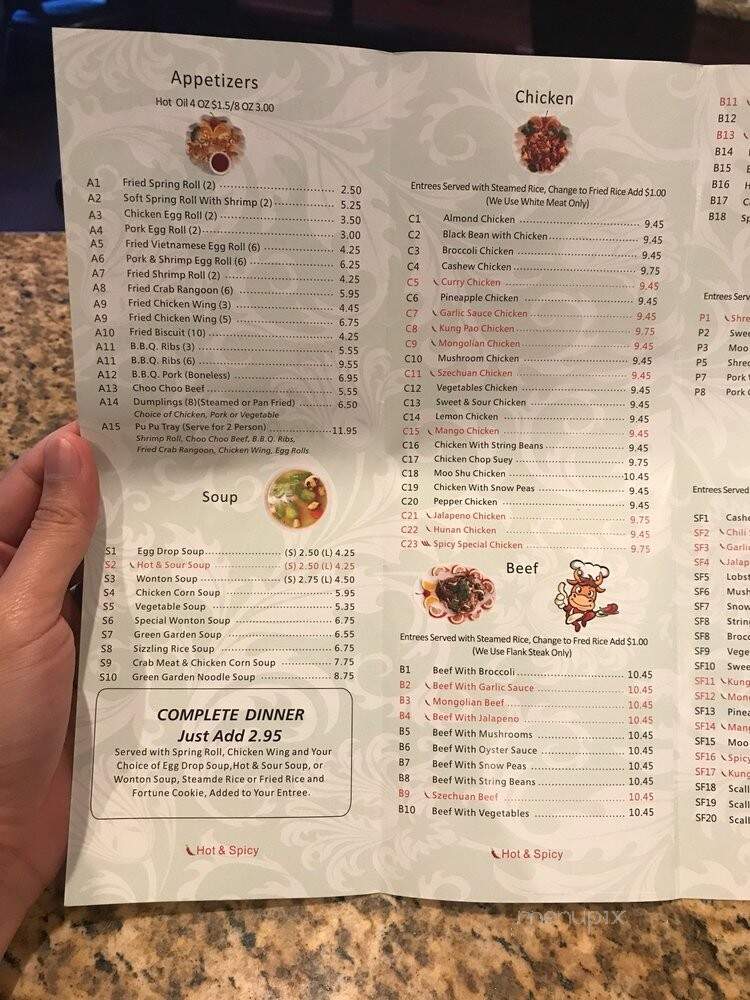 Green Garden - Katy, TX menu_pic