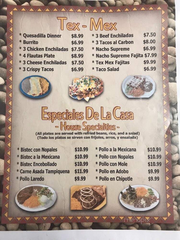 Hacienda Hernandez Taqueria - Terrell, TX menu_pic