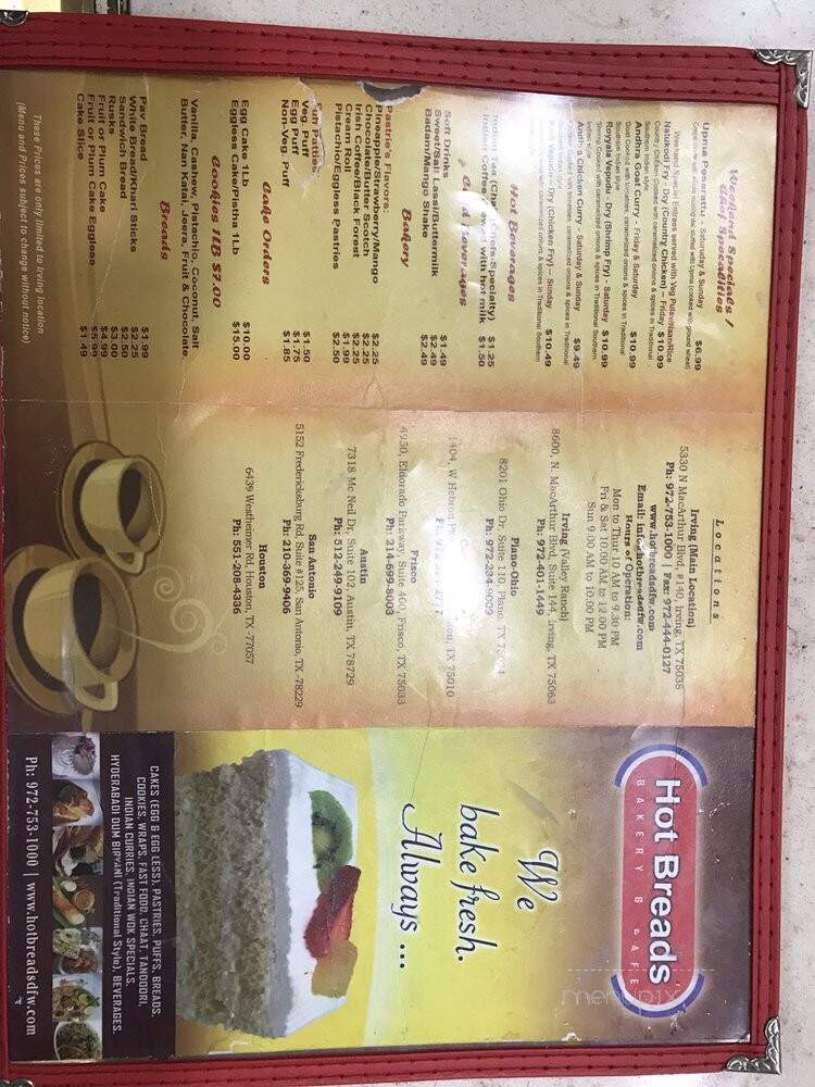 Hot Breads - Irving, TX