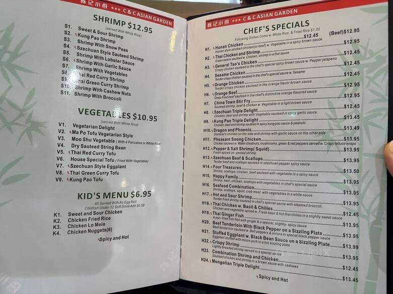 Hunan Garden - College Station, TX menu_pic