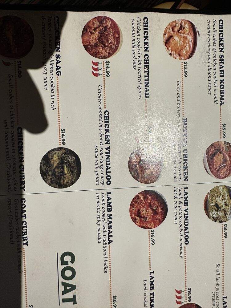 India Garden - Garland, TX menu_pic