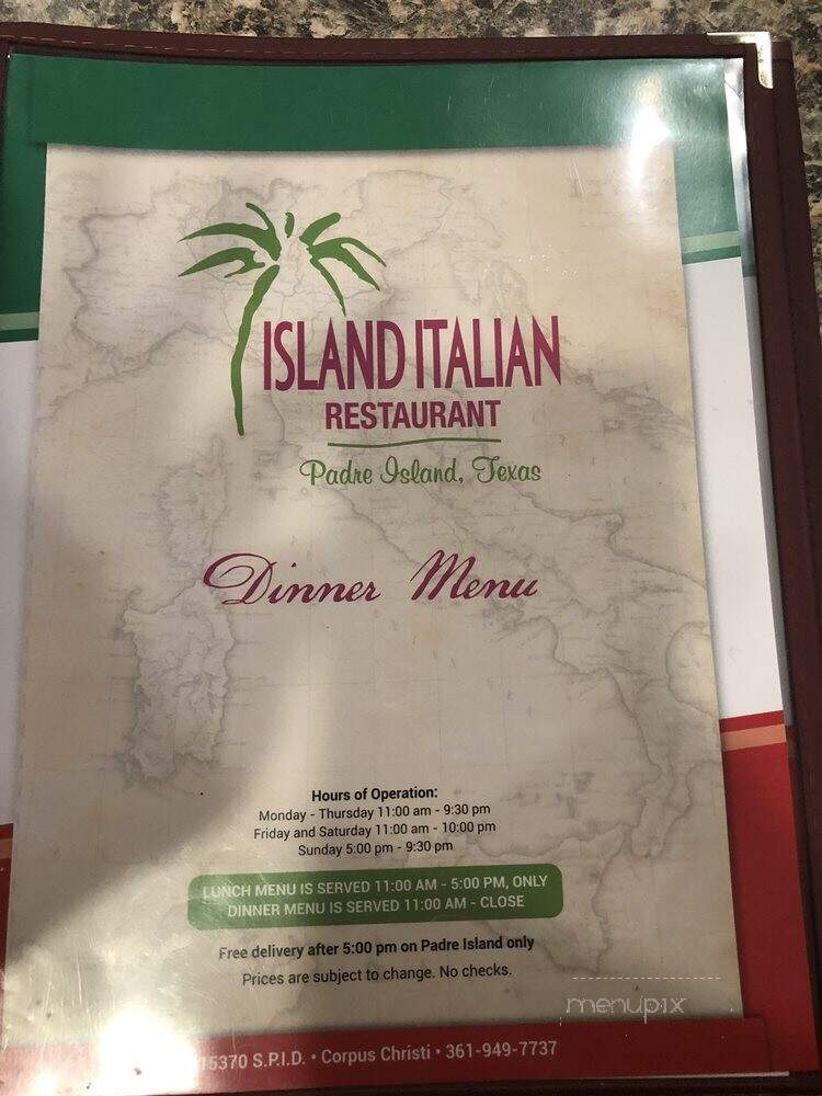 Island Italian Restaurant - Corpus Christi, TX