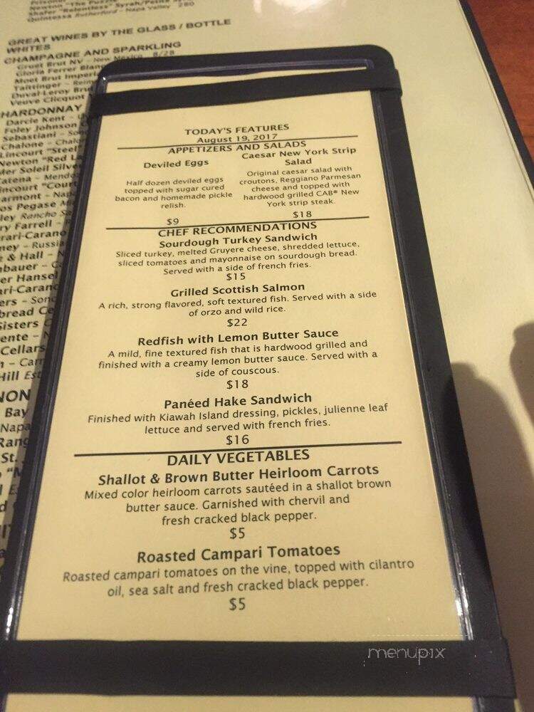 J. Alexander's - San Antonio, TX menu_pic