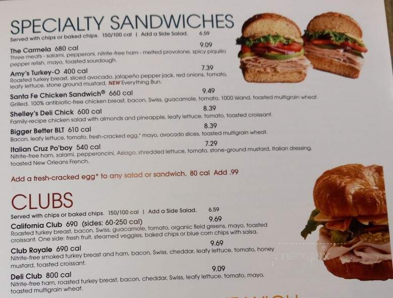 Jason's Deli - College Station, TX menu_pic