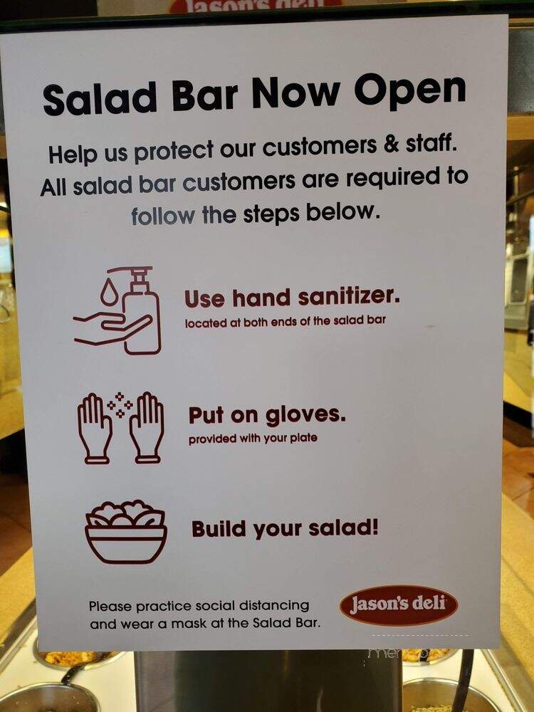 Jason's Deli - Frisco, TX menu_pic