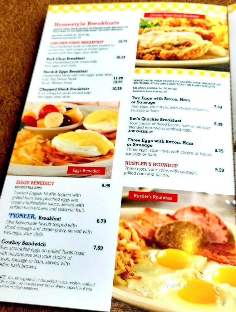 Jim's Restaurant - San Antonio, TX menu_pic