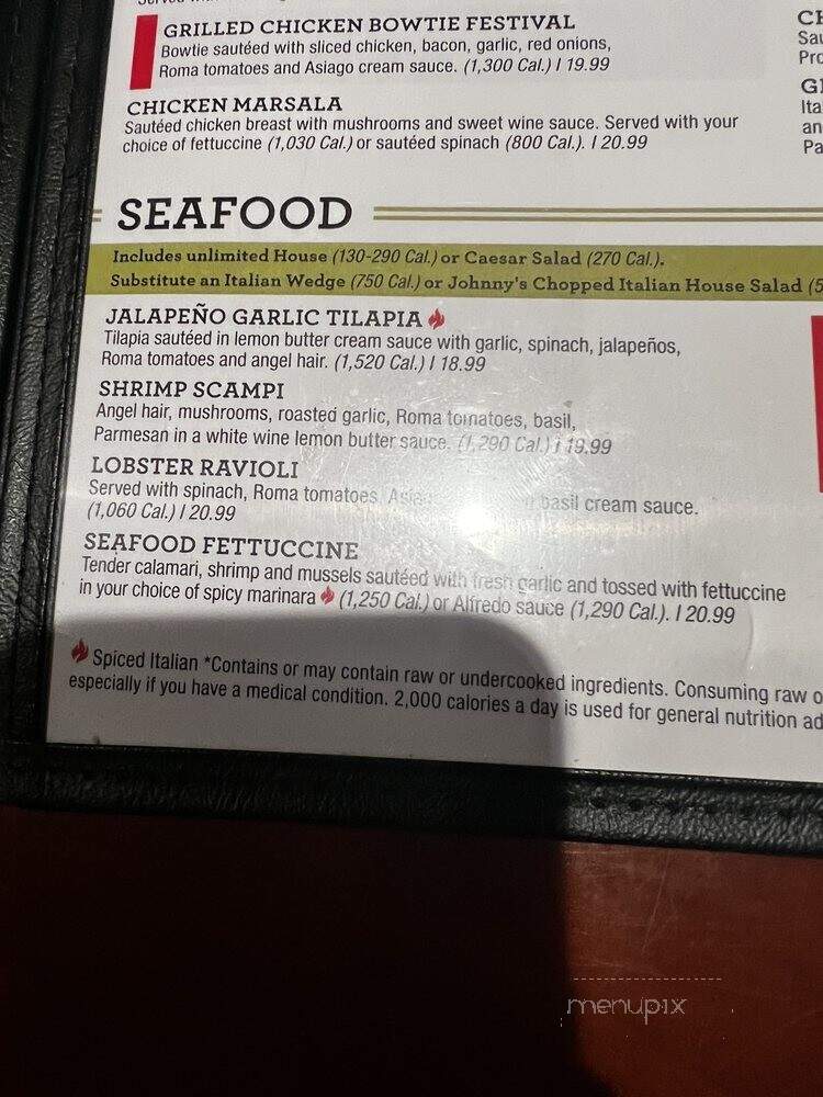 Carino's Italian - Austin, TX menu_pic