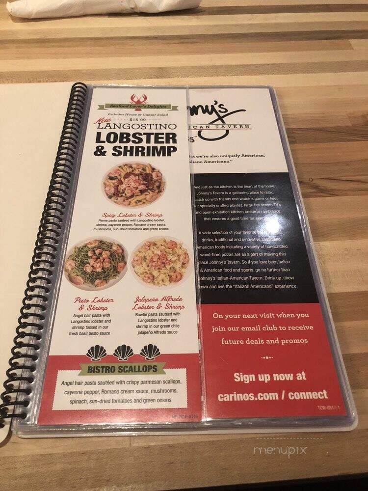 Carino's Italian - Baytown, TX menu_pic