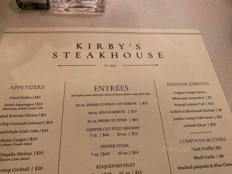 Kirby's Steak House - Southlake, TX