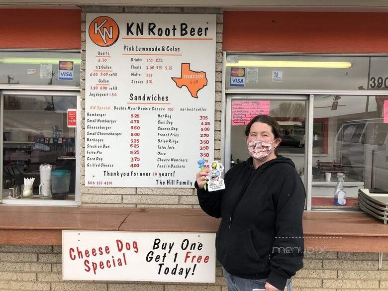 K-N Root Beer Drive-In - Amarillo, TX menu_pic