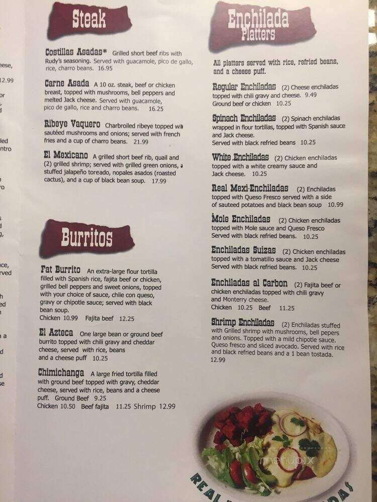 La Maria Mexican Restaurant - Cypress, TX menu_pic